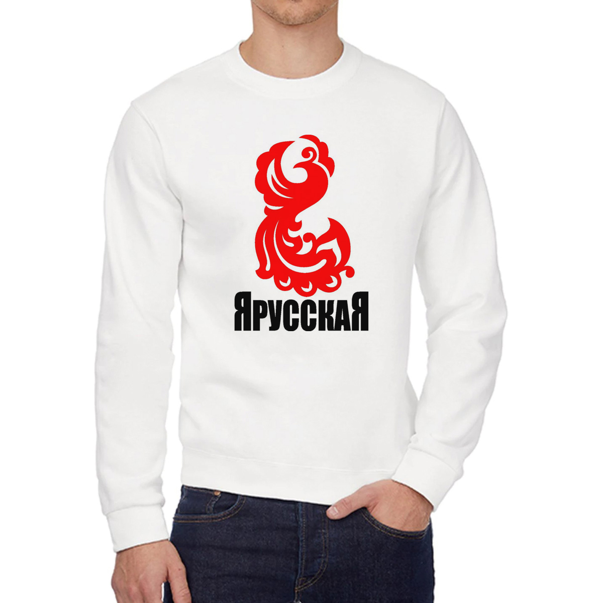 

Свитшот унисекс CoolPodarok W0114134 белый 58 RU, W0114134