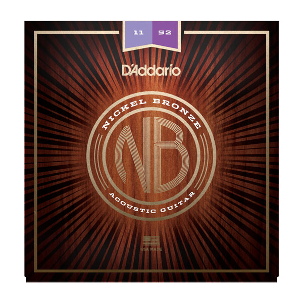 

Струны для акустической гитары DADDARIO NB1152 Custom Light, 11-52, NB1152