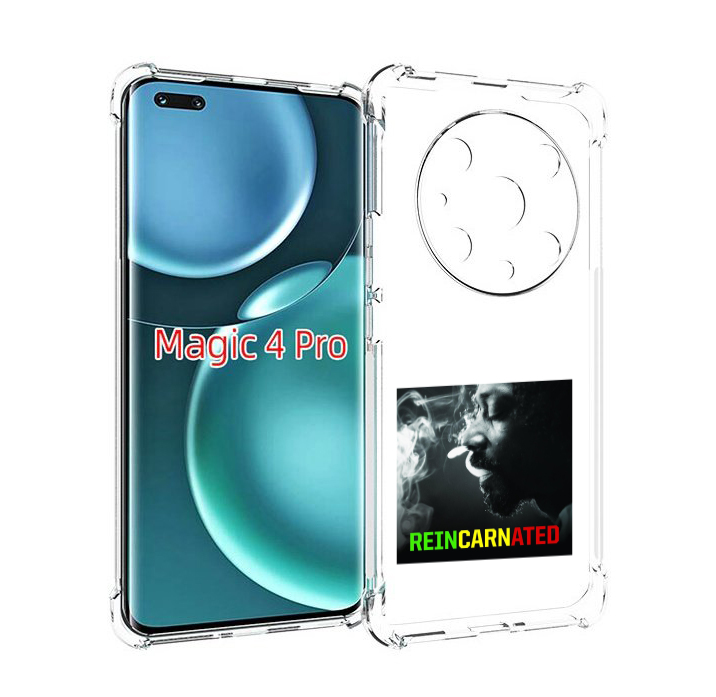 

Чехол MyPads Snoop Dogg REINCARNATED для Honor Magic4 Pro, Прозрачный, Tocco