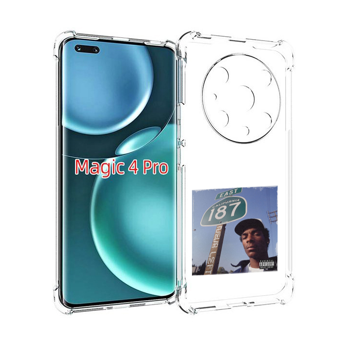 

Чехол MyPads Snoop Dogg NEVA LEFT для Honor Magic4 Pro, Прозрачный, Tocco