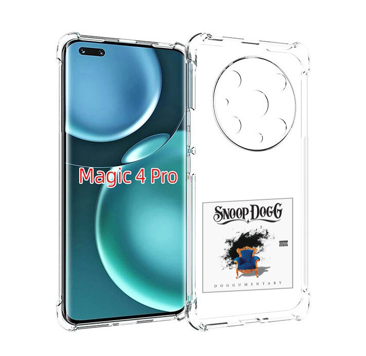 

Чехол MyPads Snoop Dogg DOGGUMENTARY для Honor Magic4 Pro, Прозрачный, Tocco