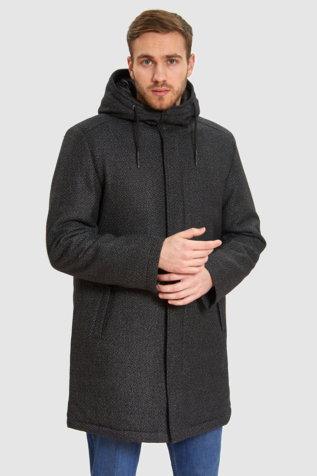 

Куртка мужская Kanzler 050003W04O023 серая 50 RU, 050003W04O023