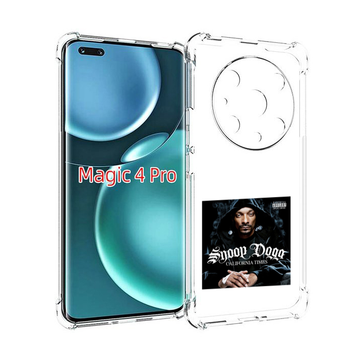 

Чехол MyPads Snoop Dogg CALIFORNIA TIMES для Honor Magic4 Pro, Прозрачный, Tocco