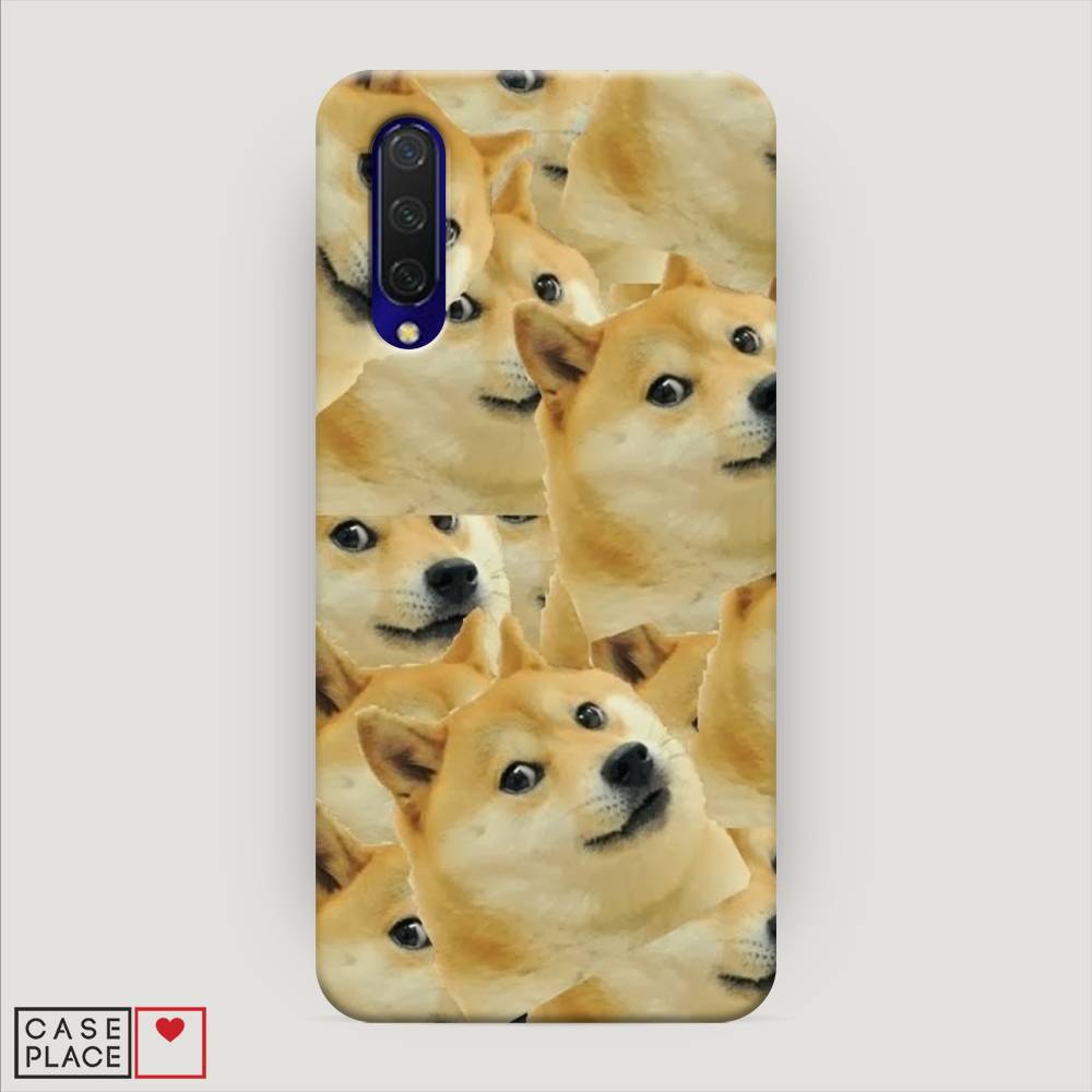 

Пластиковый чехол "Собака-подозревака фон" на Xiaomi Mi CC9, 36120-7