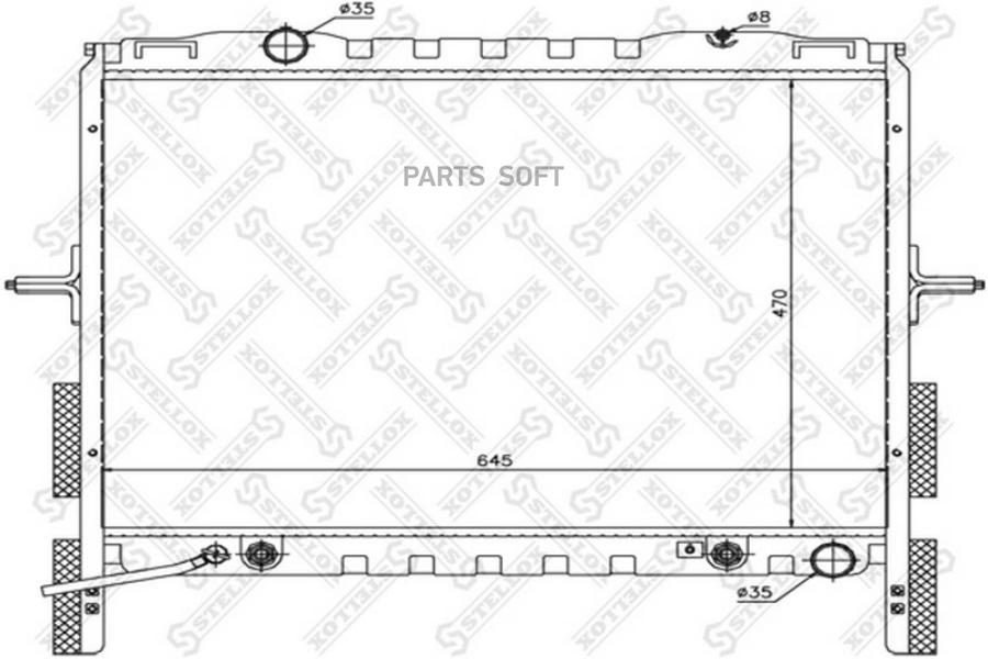 

STELLOX Радиатор охлаждения STELLOX 1026494sx