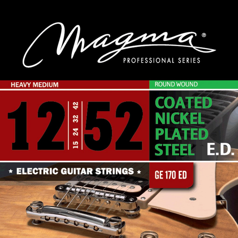 Комплект струн для электрогитары с покрытием 12-50 Magma Strings GE170ED 1469₽