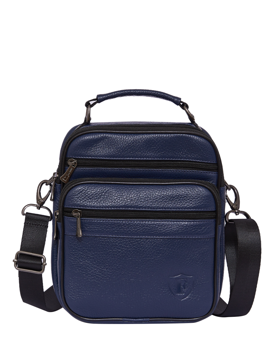 Сумка планшет мужская FORTE 1993, тёмно-синий флотер