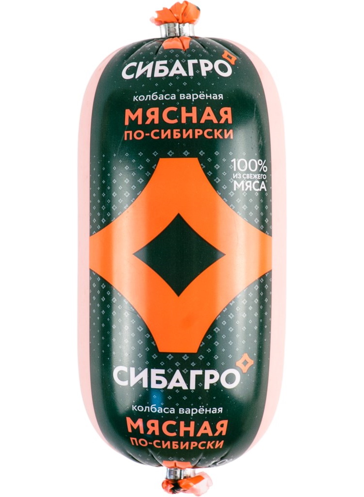 

Колбаса вареная Сибагро Мясная По-сибирски 450 г