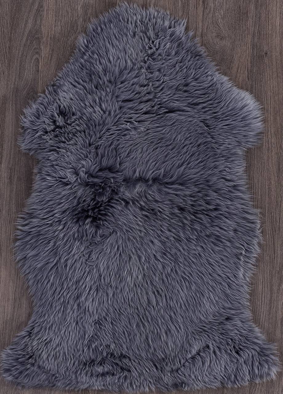 фото Ковер овчина sheepskin 55x95 серый шкуры