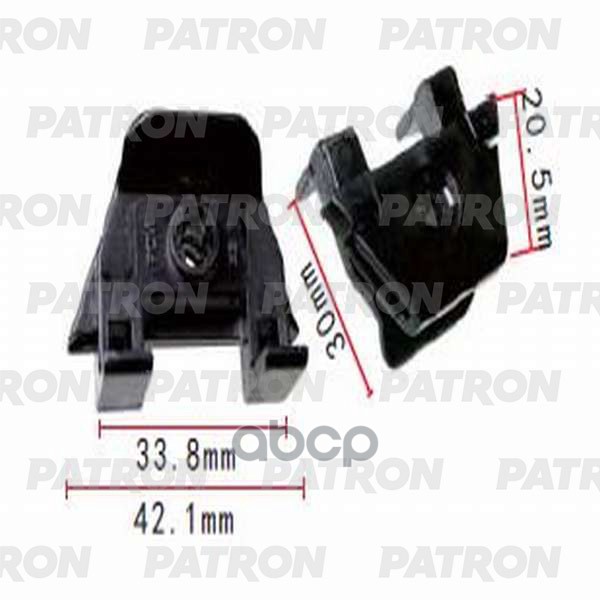 Скоба подкрылка пластиковая PATRON P371293