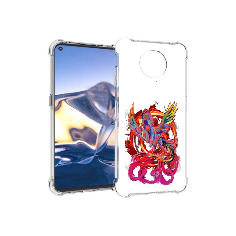 

Чехол MyPads Tocco для Nokia G10 красочный феникс (PT171673.98.414), Tocco