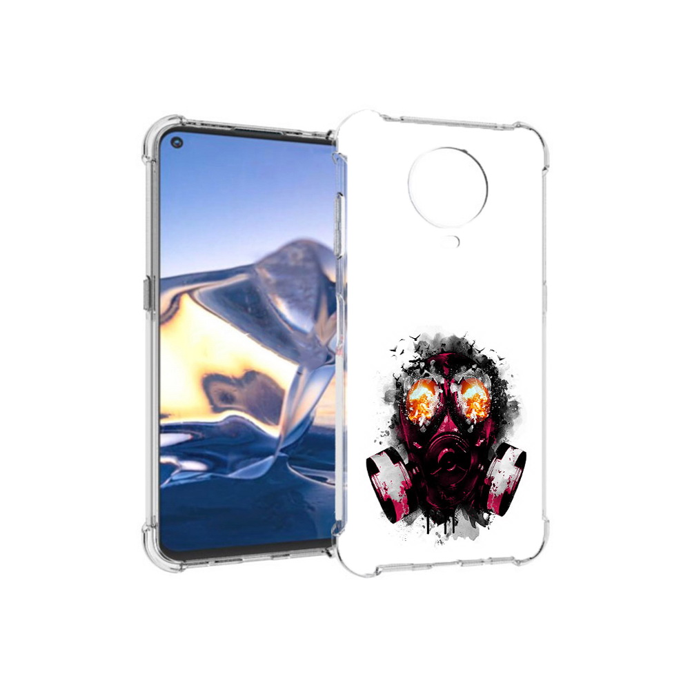 

Чехол MyPads Tocco для Nokia G10 красный противогаз (PT171673.98.412), Tocco