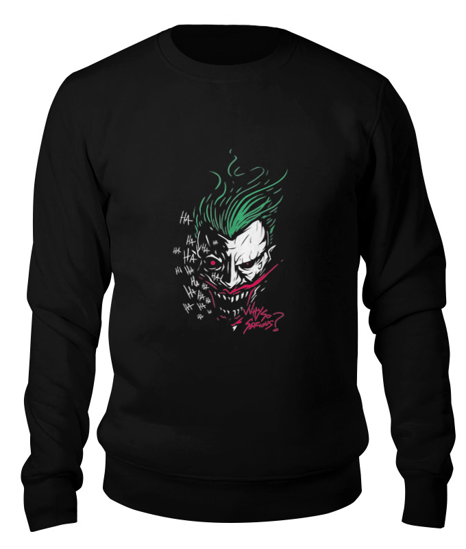 

Свитшот унисекс Printio Джокер (joker) черный XL, Джокер (joker)