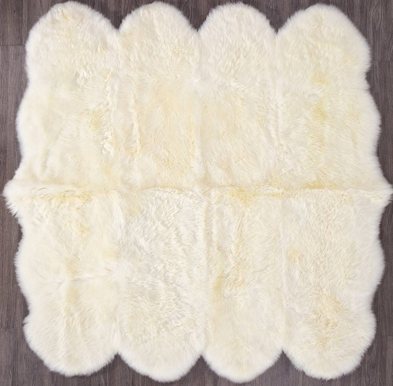 фото Ковер овчина sheepskin 195x190 белый шкуры