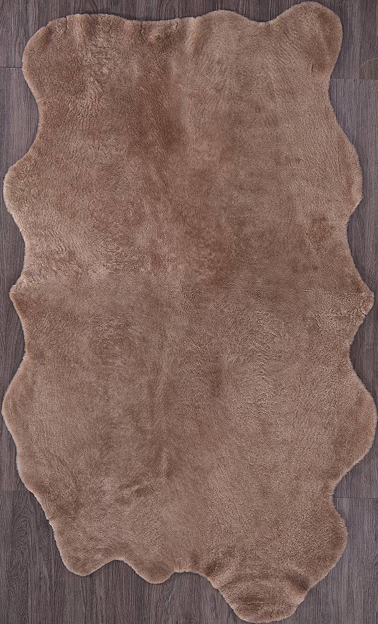 

Ковер Мутон Sheepskin 95x190 темно бежевый
