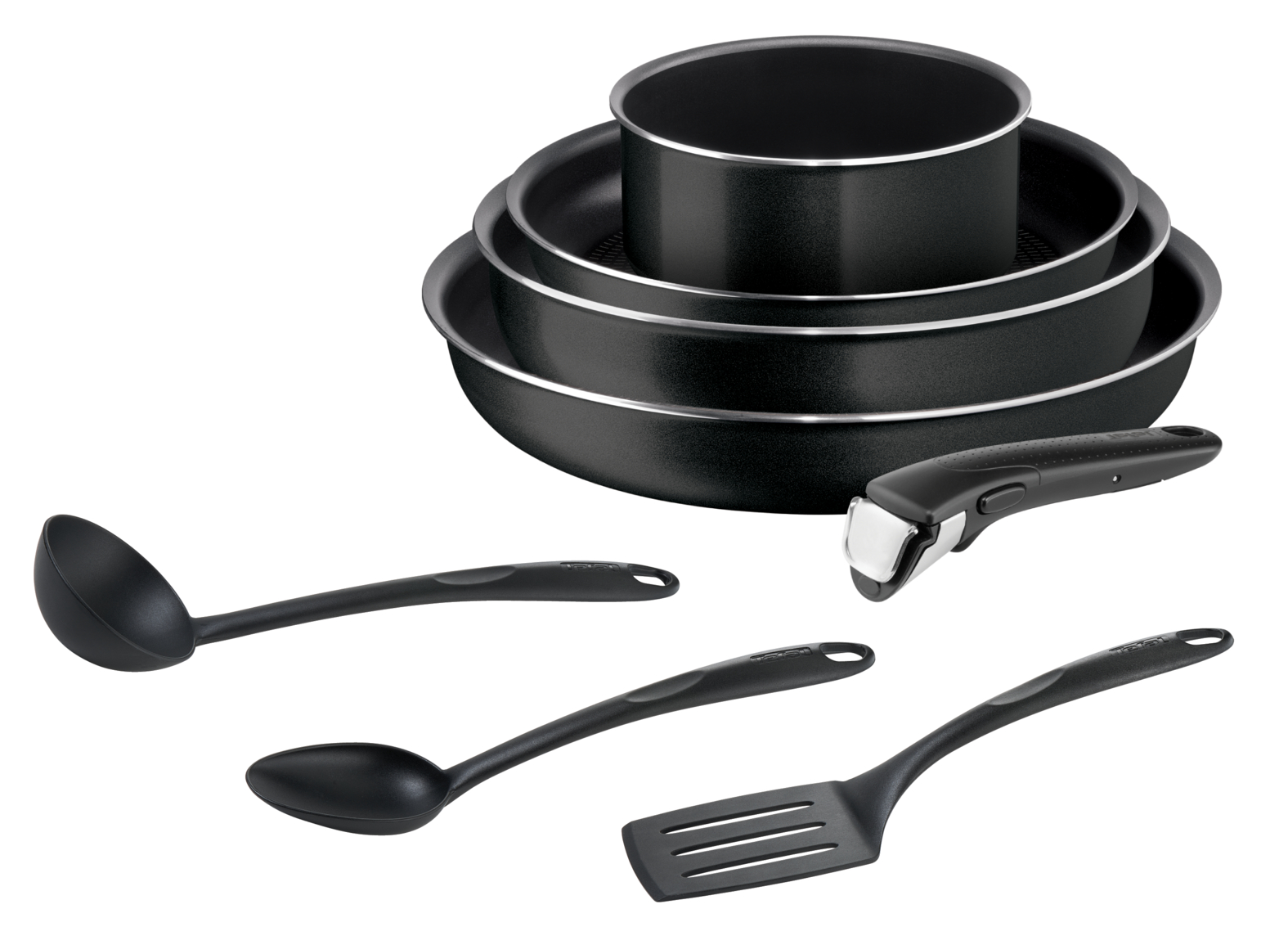 фото Набор посуды tefal ingenio black 04193850, 24/28/26/16/ см