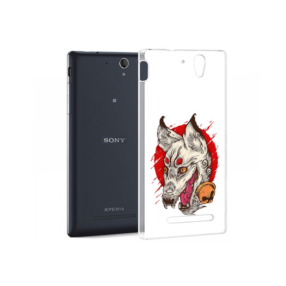 

Чехол MyPads Tocco для Sony Xperia C5 Ultra страшная собака (PT16261.253.627), Прозрачный, Tocco