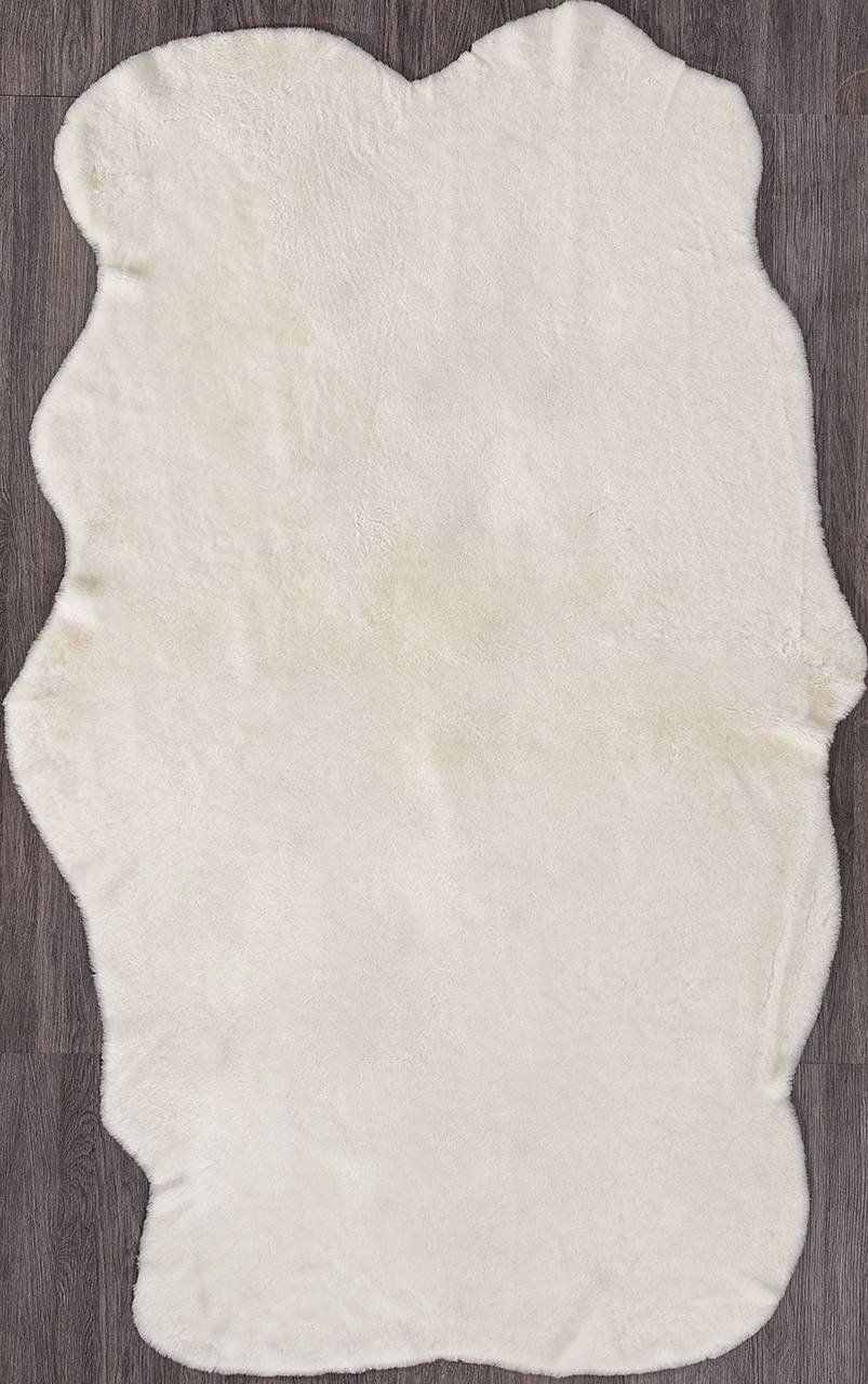 фото Ковер мутон sheepskin 95x190 белый шкуры