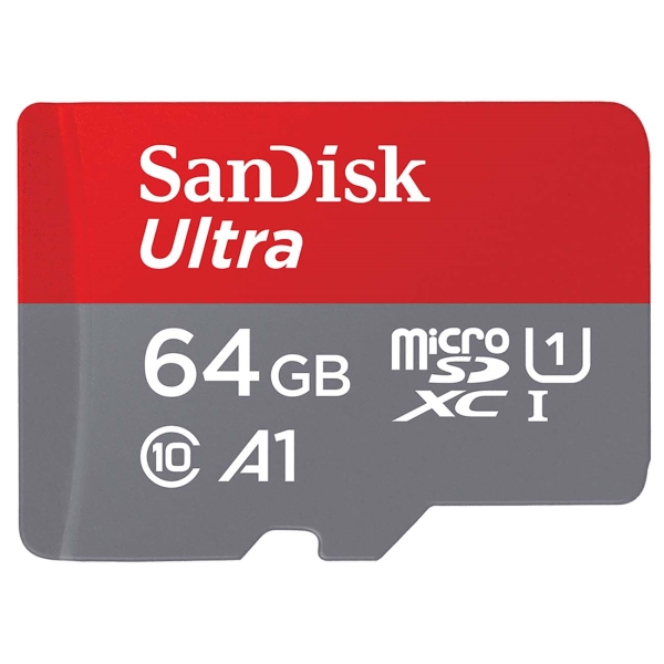 

К/памяти SanDisk SDSQUAR-064G-GN6MN, 64GB Ultra A1 (SDSQUAR-064G-GN6MN)