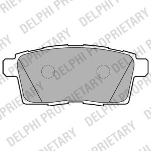 

Тормозные колодки DELPHI дисковые LP2052