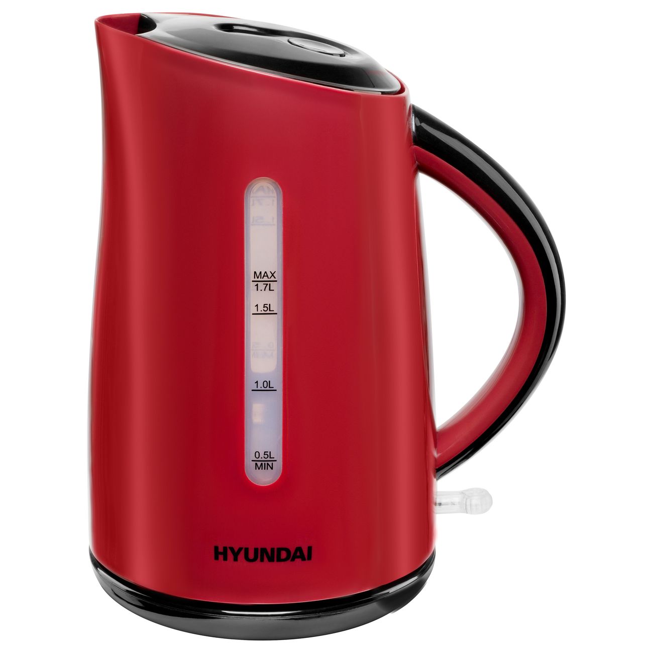 Чайник электрический HYUNDAI HYK-P3024 1.7 л красный фен hyundai hdi0750 2200 вт
