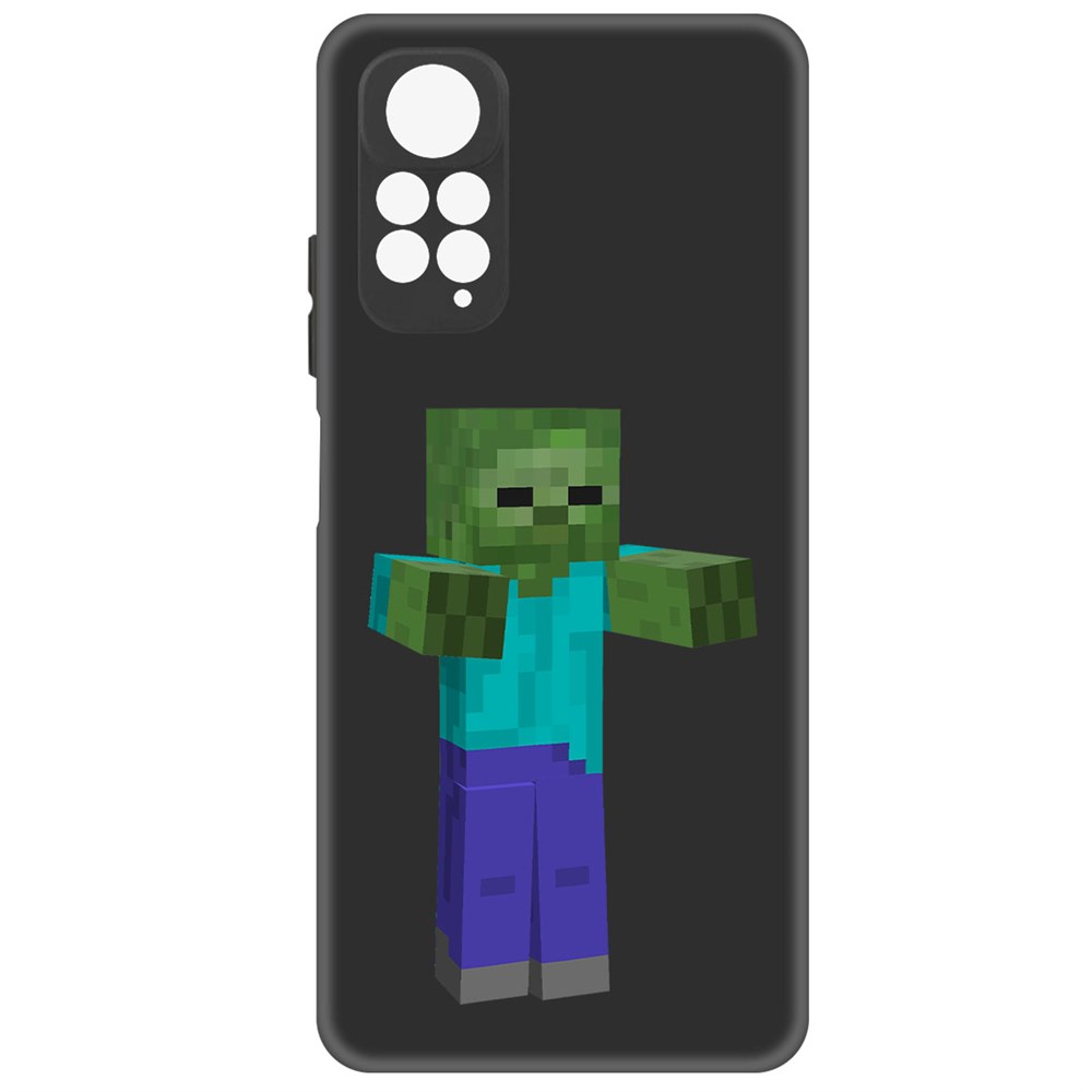 

Чехол-накладка Софт Minecraft-Гигант для Xiaomi Redmi Note 11 Pro, Черный