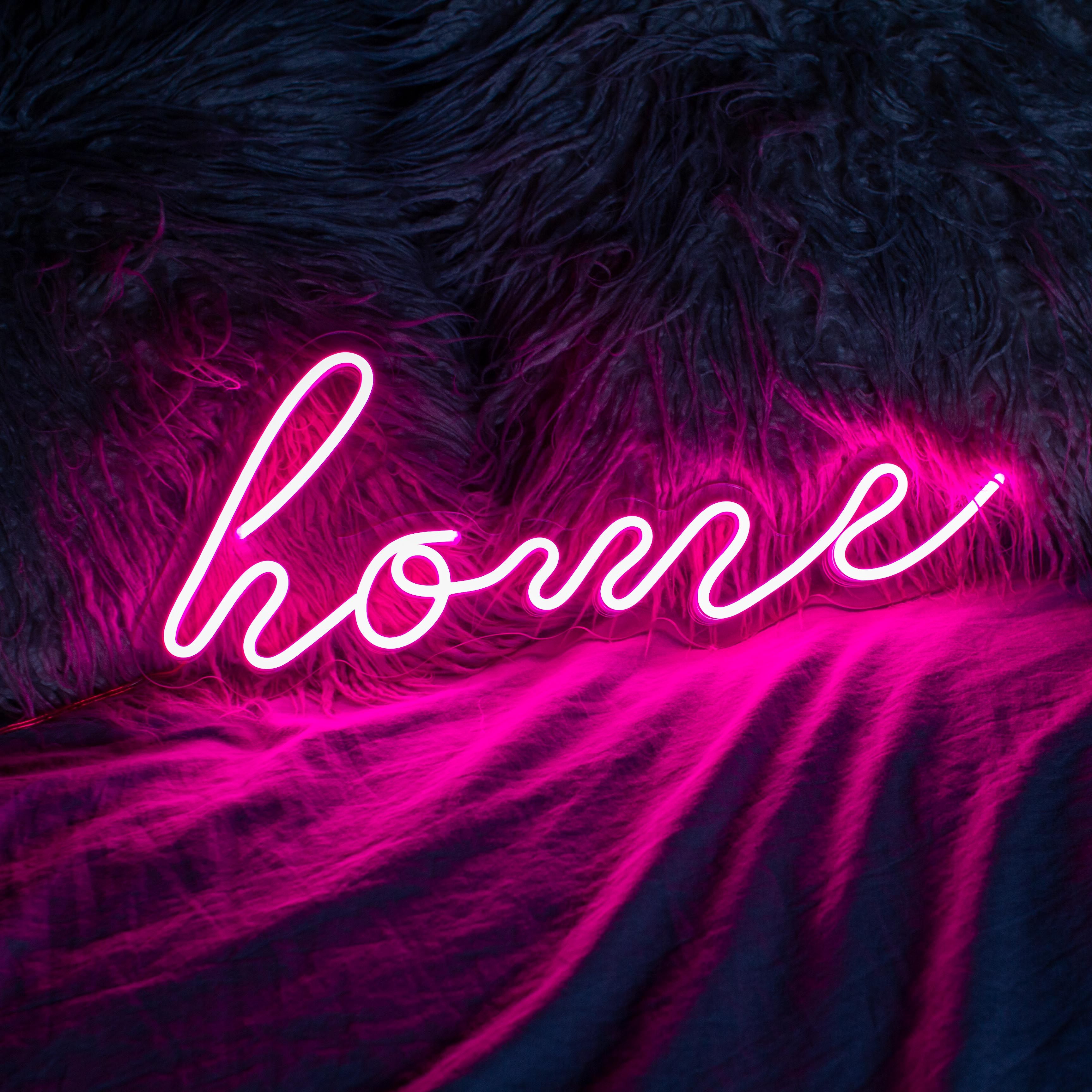 

Неоновая вывеска Больше Света Home, "Home" светильник декоративный.