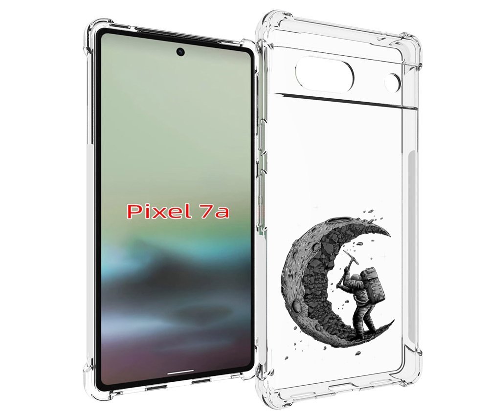 

Чехол MyPads камненная луна для Google Pixel 7A, Tocco