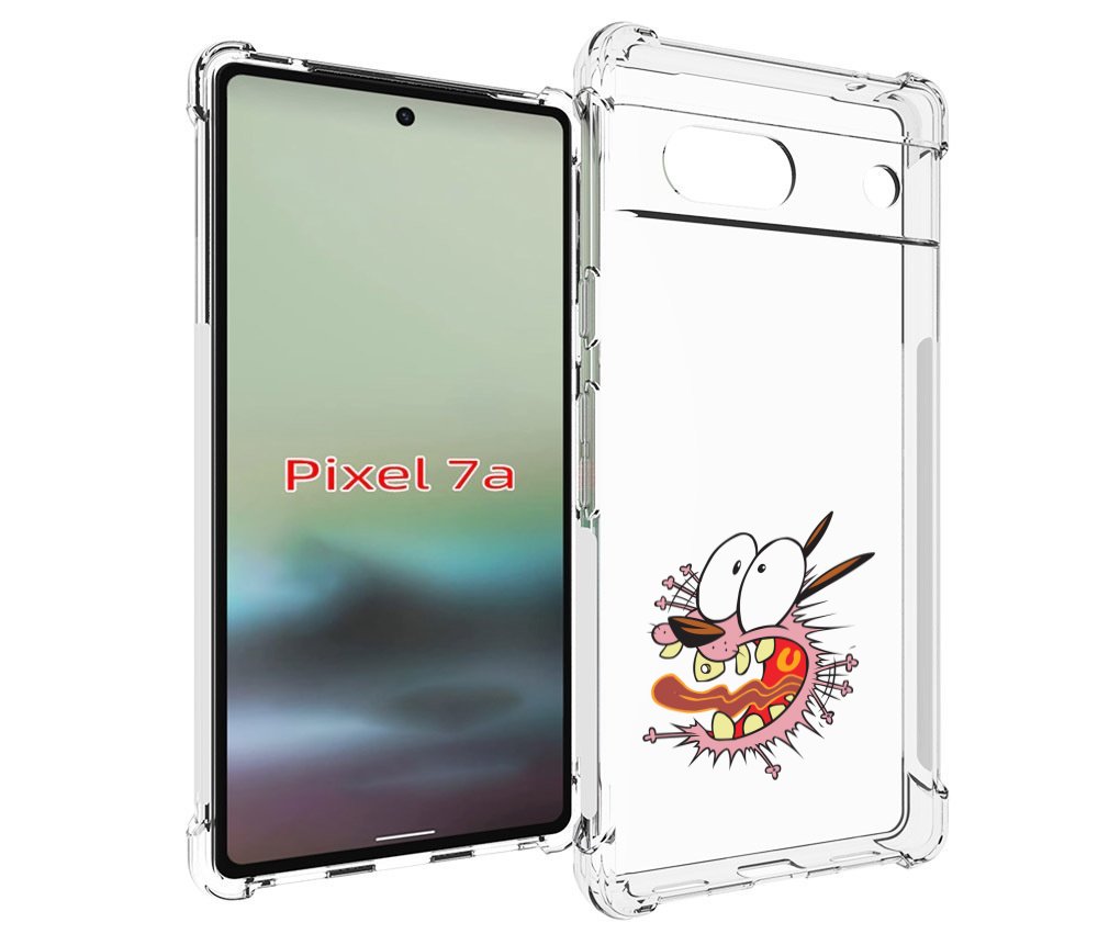 

Чехол MyPads испуганный бобик для Google Pixel 7A, Tocco