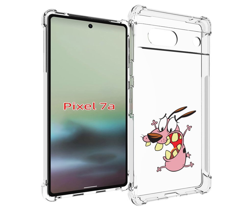 

Чехол MyPads зубастый бобик для Google Pixel 7A, Tocco