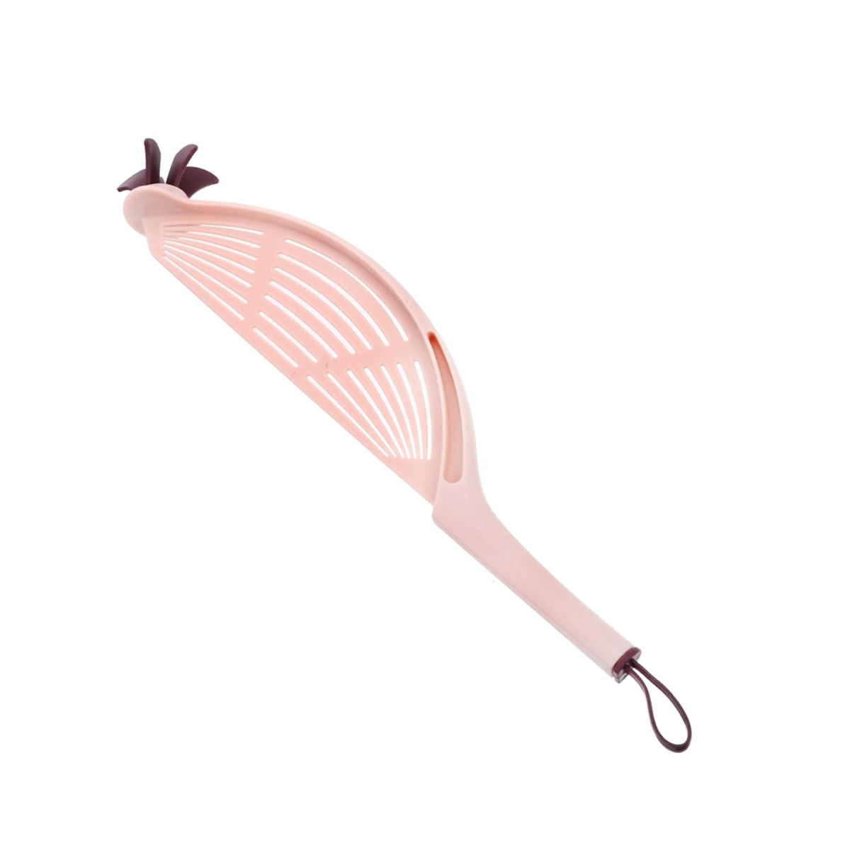 Крышка-дуршлаг для макарон и круп, цвет розовый, 34х6 см, Kitchen Angel KA-RICE-03