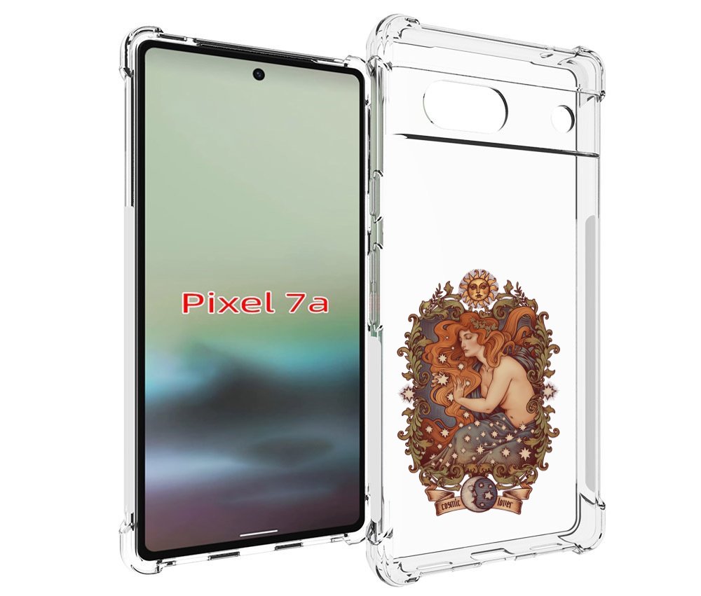 

Чехол MyPads звездная девушка абстракция для Google Pixel 7A, Tocco