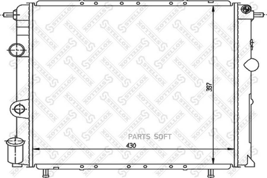 

STELLOX Радиатор охлаждения STELLOX 1026200sx