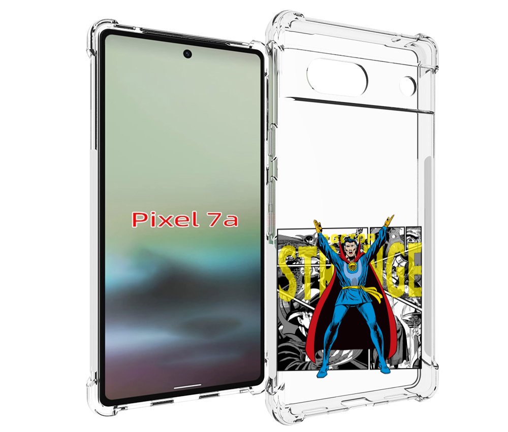 

Чехол MyPads доктор стренж комикс для Google Pixel 7A, Tocco