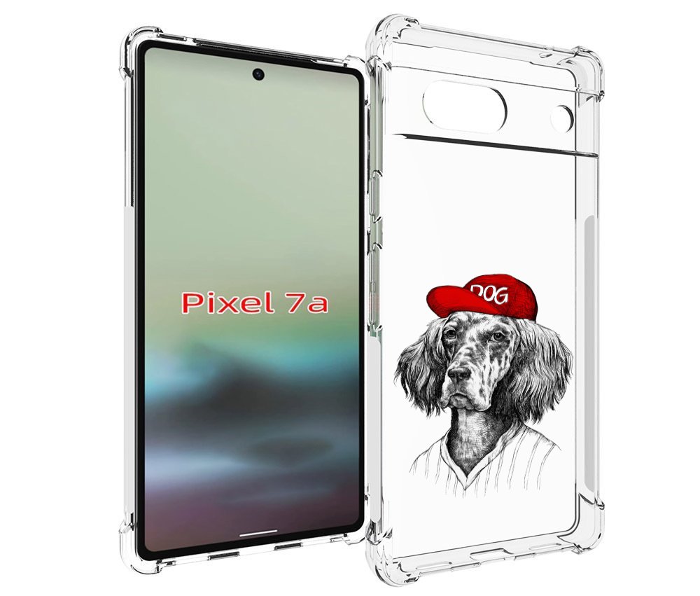 

Чехол MyPads дог для Google Pixel 7A, Tocco