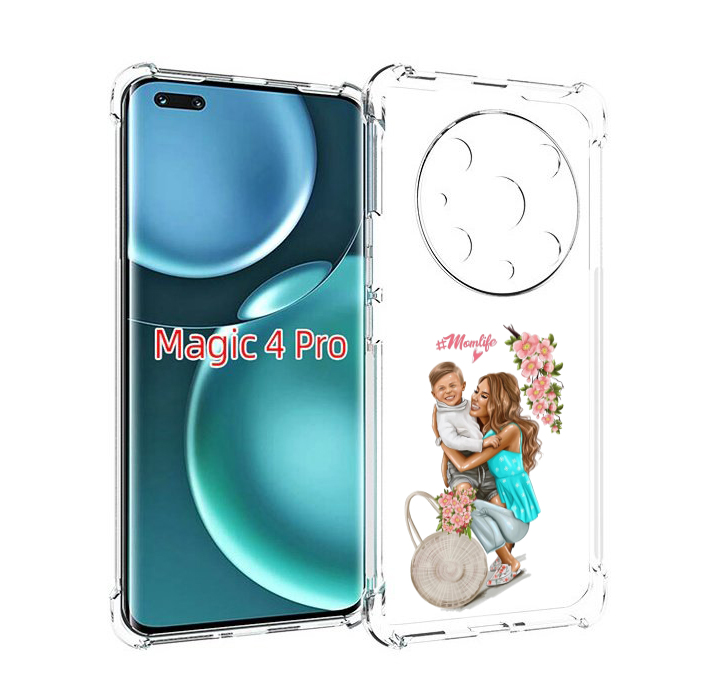 

Чехол MyPads Momlife для Honor Magic4 Pro, Прозрачный, Tocco