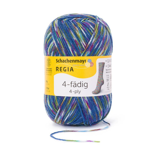 

Schachenmayr Regia 4 fadig Color 100g из 4 ниток 09396, Разноцветный