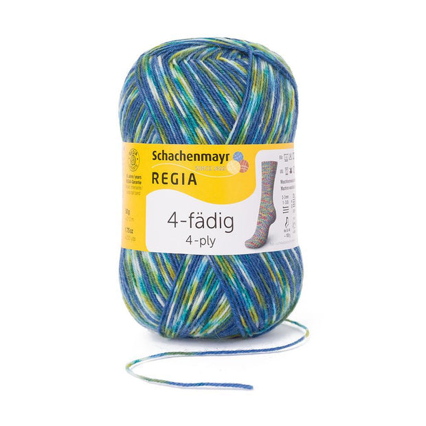

Schachenmayr Regia 4 fadig Color 100g из 4 ниток 09395, Разноцветный