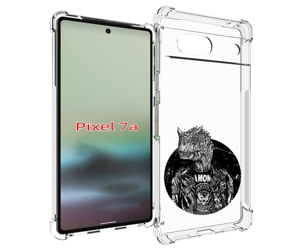 

Чехол MyPads динозавр в куртке для Google Pixel 7A, Tocco