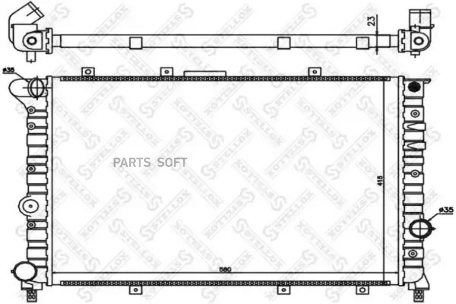 

STELLOX Радиатор охлаждения STELLOX 1025488sx