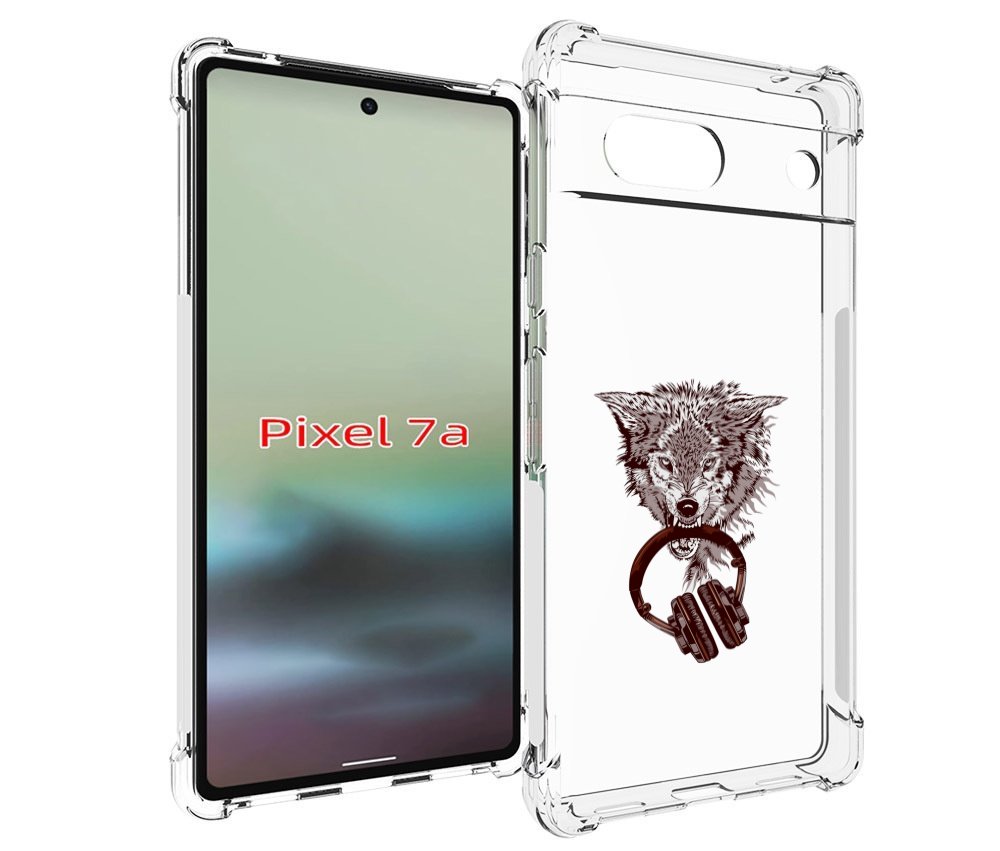 

Чехол MyPads дикий волк для Google Pixel 7A, Tocco