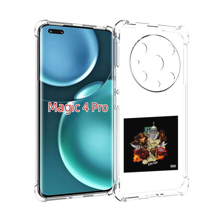 

Чехол MyPads Migos - Culture для Honor Magic4 Pro, Прозрачный, Tocco