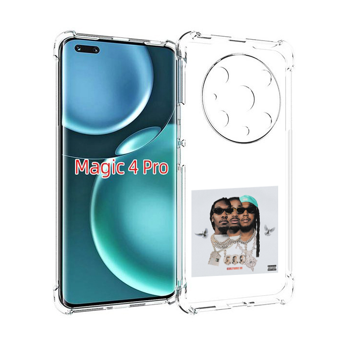 

Чехол MyPads Migos - Culture III для Honor Magic4 Pro, Прозрачный, Tocco