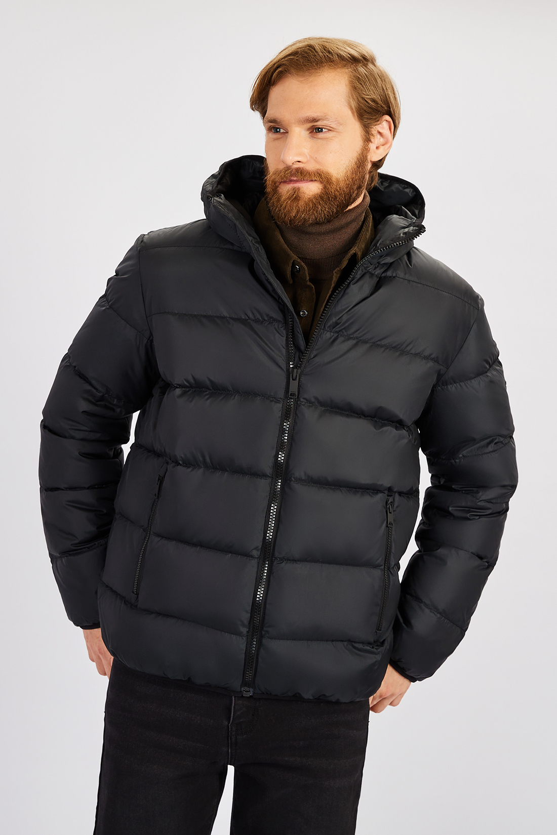 

Пуховик мужской Baon B5022702 черный XXL, B5022702