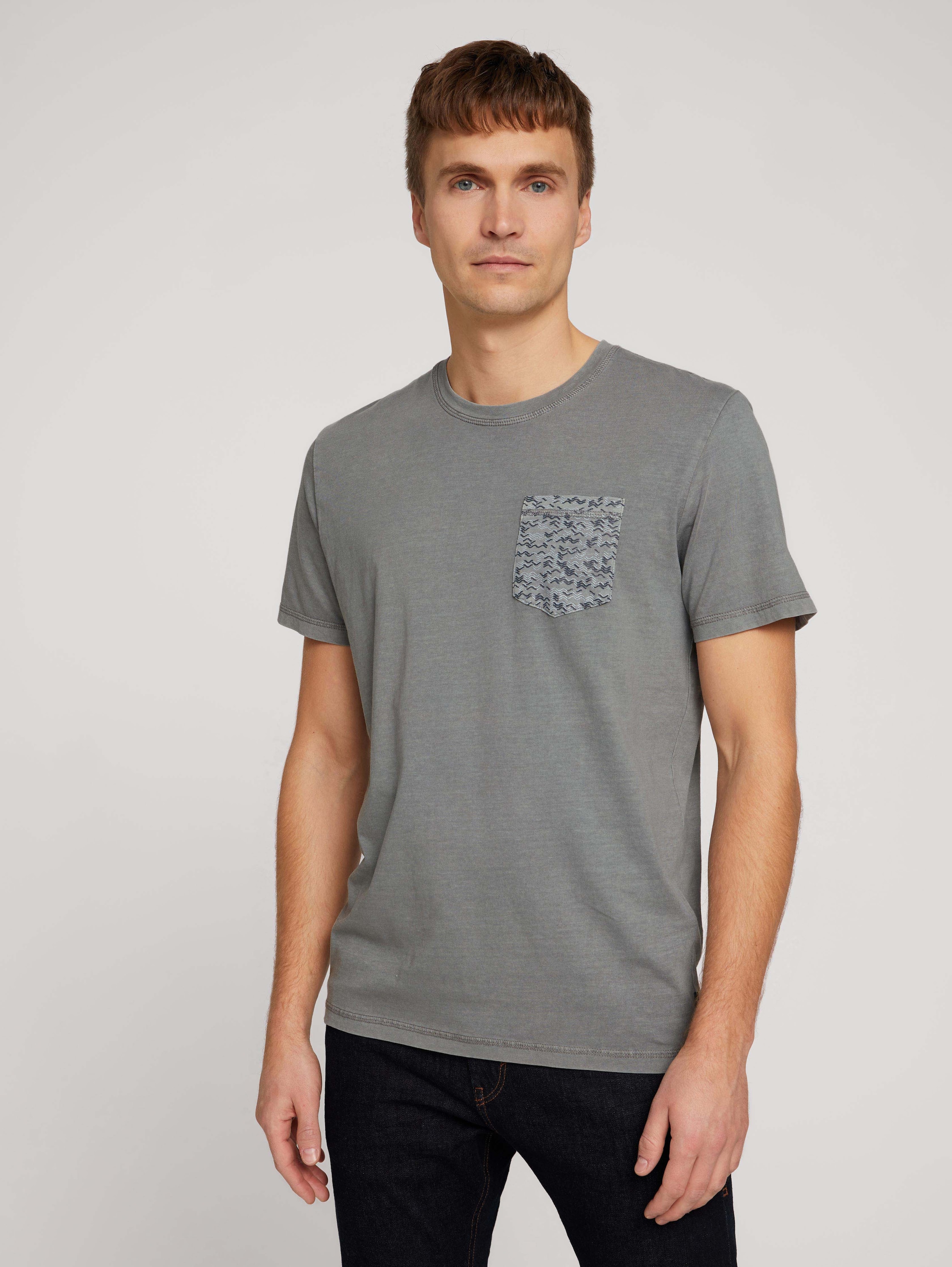 

Футболка мужская TOM TAILOR 1030048 серая 3XL, 1030048