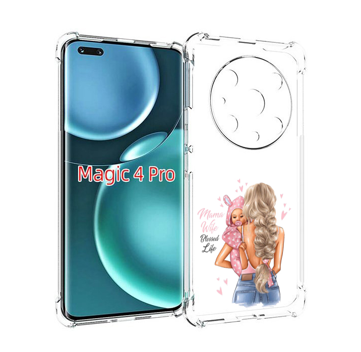

Чехол MyPads Mama-wibe для Honor Magic4 Pro, Прозрачный, Tocco