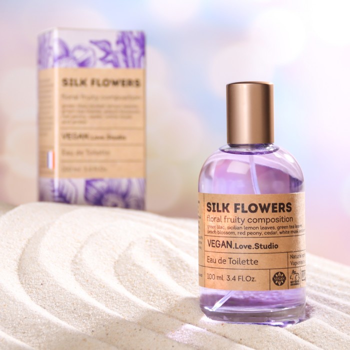 Туалетная вода женская Vegan Love Studio Silk Flowers, 100 мл neon flowers purple bouquet eau de parfum 50