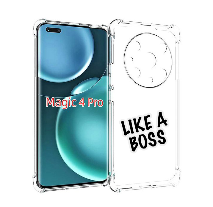 

Чехол MyPads Like-a-boss для Honor Magic4 Pro, Прозрачный, Tocco