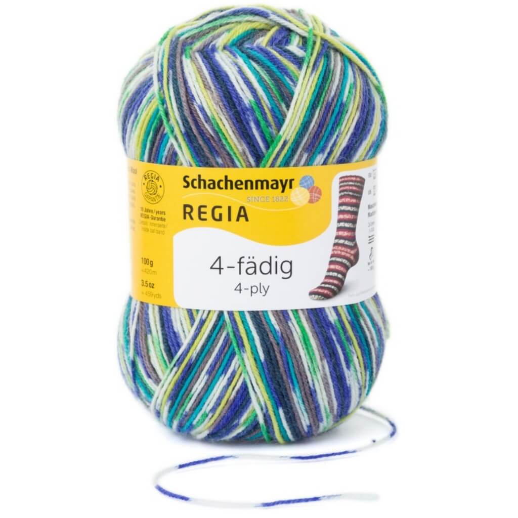 

Schachenmayr Regia 4 fadig Color 100g из 4 ниток 01112, Разноцветный