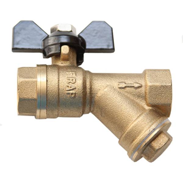 

Шаровой кран с фильтром Frap 1/2'' вн/вн бабочка 537864